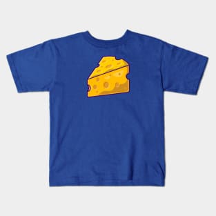 Cheese Cartoon Illustration Kids T-Shirt